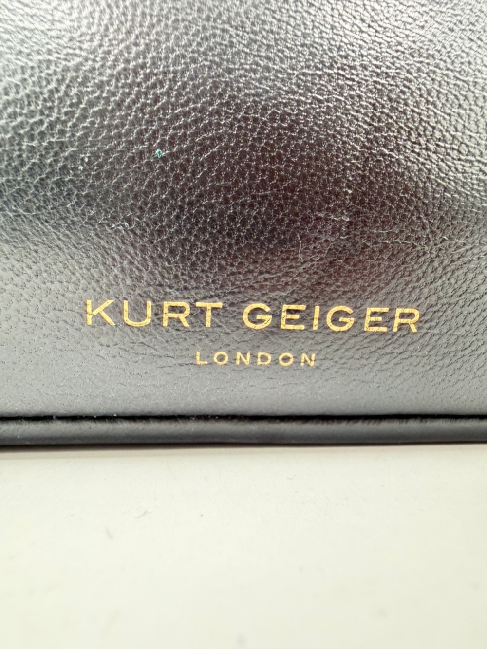 Kurt Geiger Quilted Leather Bag Kensington Quilted Crossbody Gold Chain - Picture 7 of 14